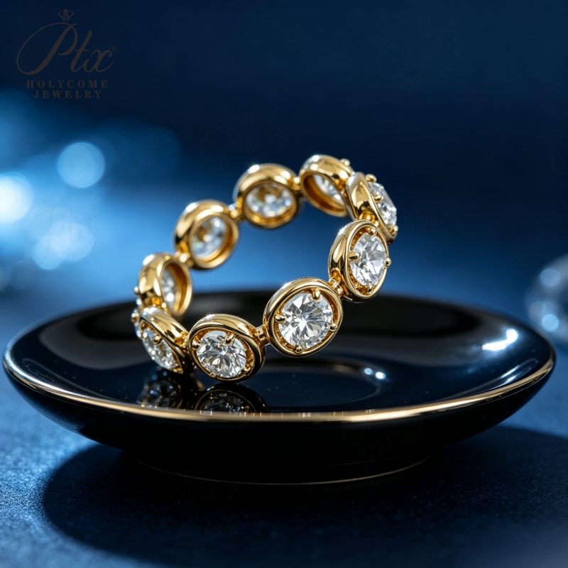 lab created diamond hoop earring manufacturer